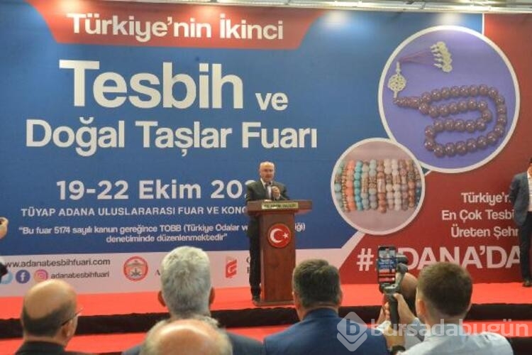 Tespih ve Doğal Taşlar Fuarı'nda 50 bin dolarlık heykele ilgi
