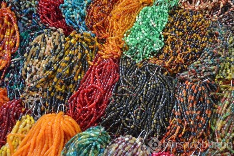 Tespih ve Doğal Taşlar Fuarı'nda 50 bin dolarlık heykele ilgi
