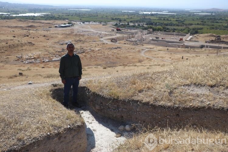 Tripolis Antik Kenti'nde, Kurtuluş Savaşı döneminden kalma siper bulundu
