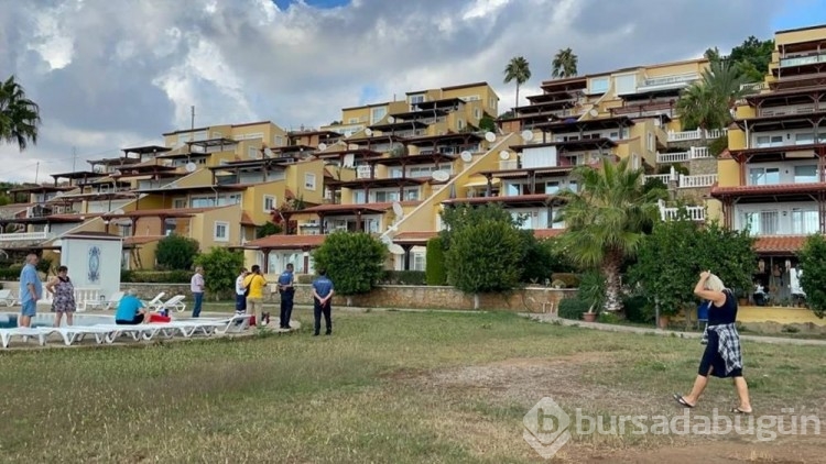 Antalya'daki yazlık sitede şüpheli ölüm
