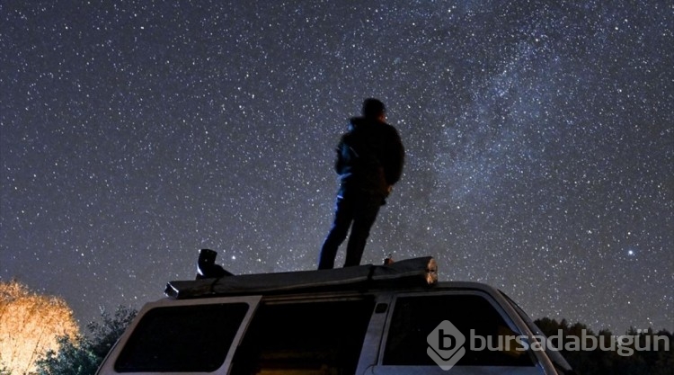 Işık Dağı'nda yıldızlı gece
