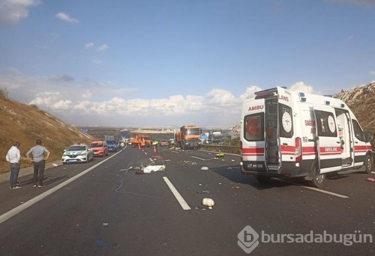 TAG Otoyolu'nda katliam gibi kaza: 5 ölü
