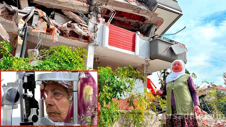 4 yıl sonra ameliyatla gözleri açılan kadın: Malatya'da enkazları görünce içim parçalandı
