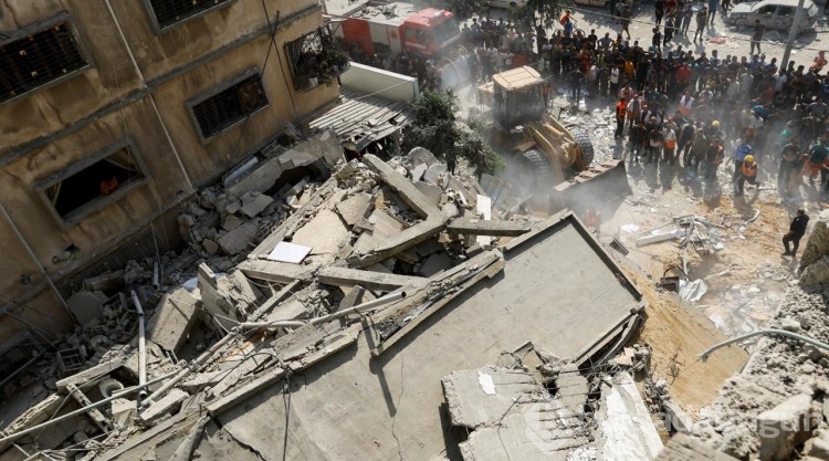 İsrail savaş uçakları, gece boyunca Gazze Şeridi'ni bombaladı
