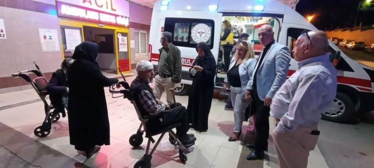 Arabaya giren eşek arısı kazaya neden oldu: 3 yaralı
