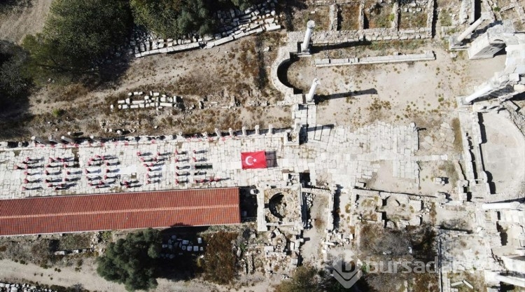 Gladyatörler kentinde "100. Yıl" ve "Türkiye" koreografisi oluşturuldu
