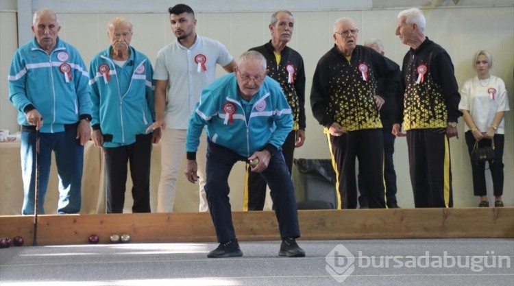 Huzurevi sakinleri 'bocce' turnuvasında buluştu

