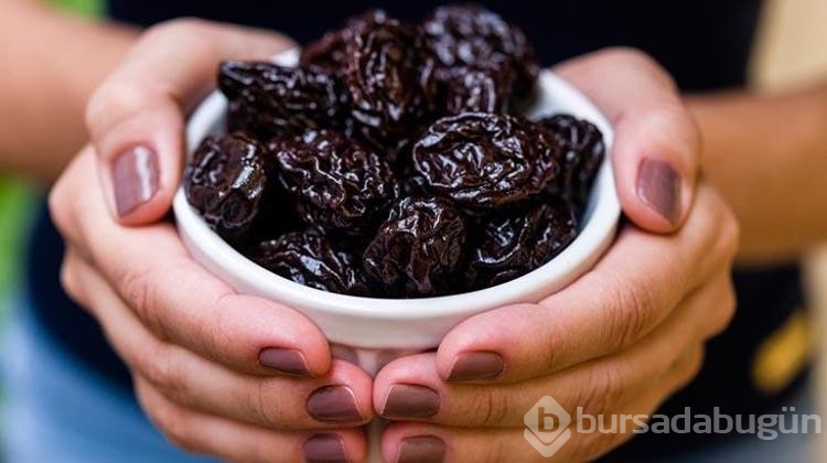 Tok tutan lif kaynağı besin: Kuru erik!