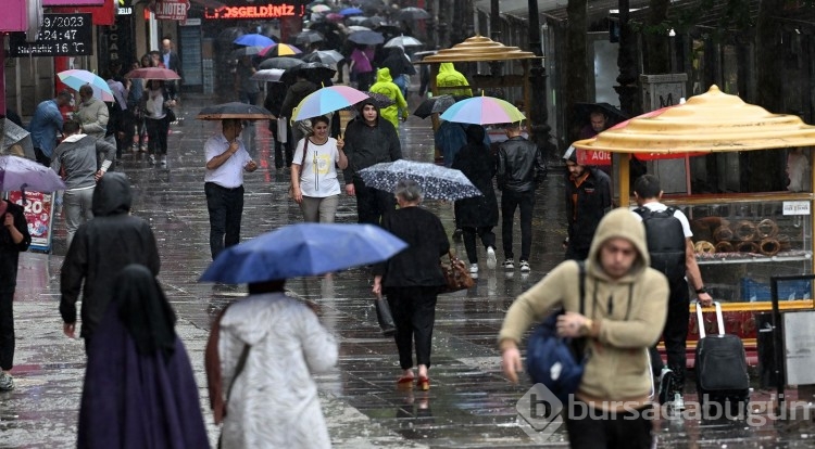 Meteoroloji saat verdi! Sağanak yağış geliyor
