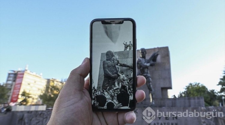 100 yıllık Cumhuriyet'in başkentinin eski ve yeni halleri aynı karede
