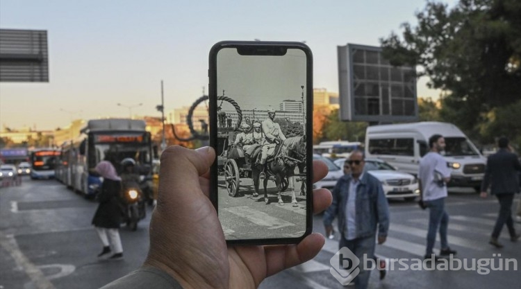 100 yıllık Cumhuriyet'in başkentinin eski ve yeni halleri aynı karede

