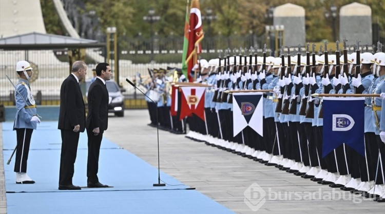 Türkmenistan Devlet Başkanı Berdimuhammedov Ankara'da
