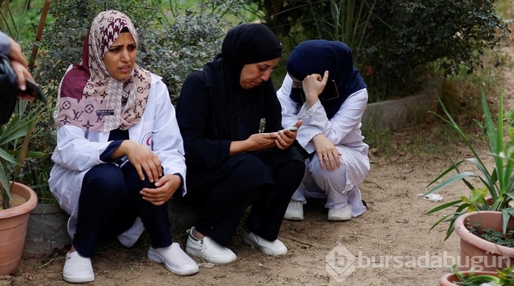 Kadınlardan Filistinli hemşireye veda
