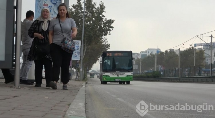 Bursa'da şoför psikolojisinin bozulduğunu iddia ederek seferi iptal etti