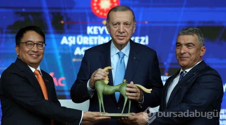 Cumhurbaşkanı Erdoğan KeyVac Aşı Üretim Merkezi açılış törenine katıldı