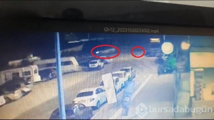 Bursa'da bir kişinin hayatını kaybettiği kazanın kamera görüntüleri çıktı