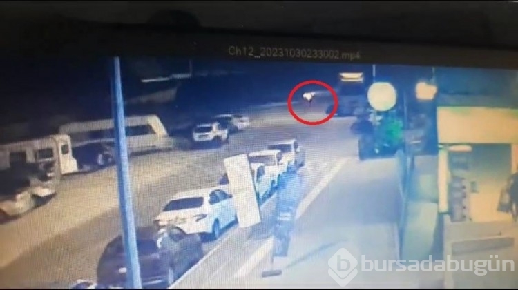 Bursa'da bir kişinin hayatını kaybettiği kazanın kamera görüntüleri çıktı