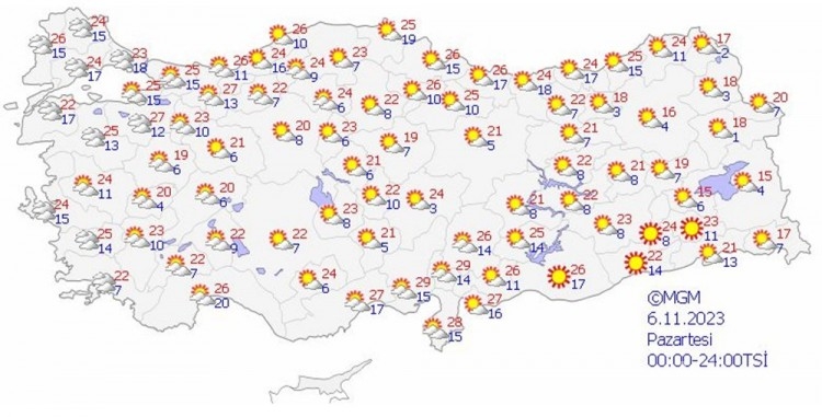 Meteoroloji'den Marmara ve Ege'nin kuzeyi için sağanak yağış uyarısı