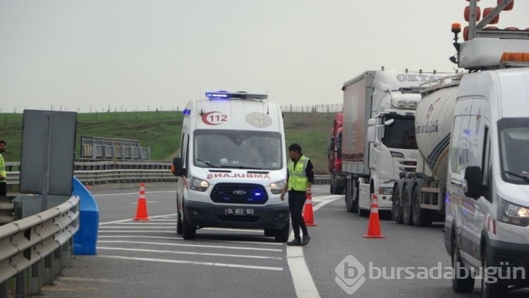 Kuzey Marmara Otoyolu'nda feci kaza: 1 ağır yaralı
