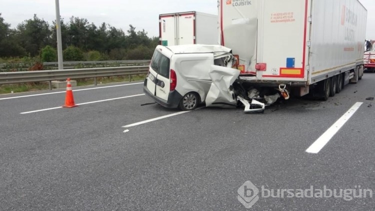 Kuzey Marmara Otoyolu'nda feci kaza: 1 ağır yaralı
