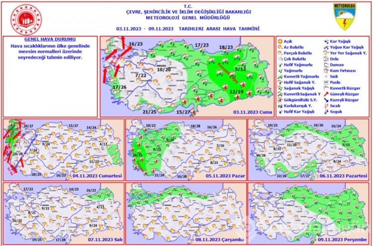 Meteoroloji'den 12 il için sarı kodlu uyarı