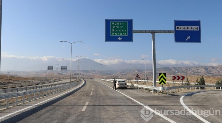 Aydın-Denizli Otoyolu'nda ilk etap hizmete alındı
