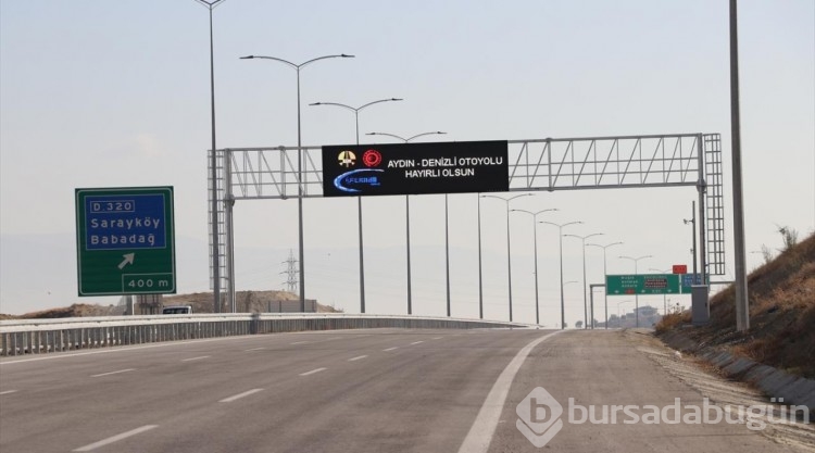 Aydın-Denizli Otoyolu'nda ilk etap hizmete alındı
