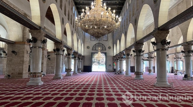 Mescid-i Aksa'da İsrail kısıtlaması devam ediyor
