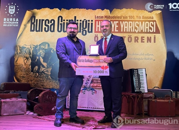 Bursa Büyükşehir'in düzenlediği Bursa Günlüğü Hikaye Yarışması'nın ödülleri sahiplerini buldu
