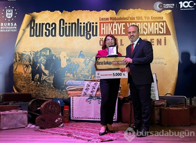 Bursa Büyükşehir'in düzenlediği Bursa Günlüğü Hikaye Yarışması'nın ödülleri sahiplerini buldu