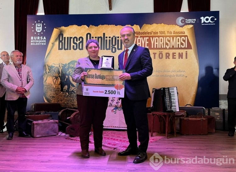 Bursa Büyükşehir'in düzenlediği Bursa Günlüğü Hikaye Yarışması'nın ödülleri sahiplerini buldu