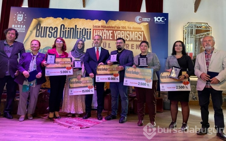 Bursa Büyükşehir'in düzenlediği Bursa Günlüğü Hikaye Yarışması'nın ödülleri sahiplerini buldu