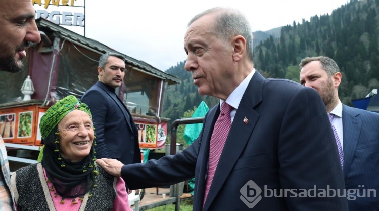 Cumhurbaşkanı Erdoğan, Ayder Yaylası'nda incelemelerde bulundu