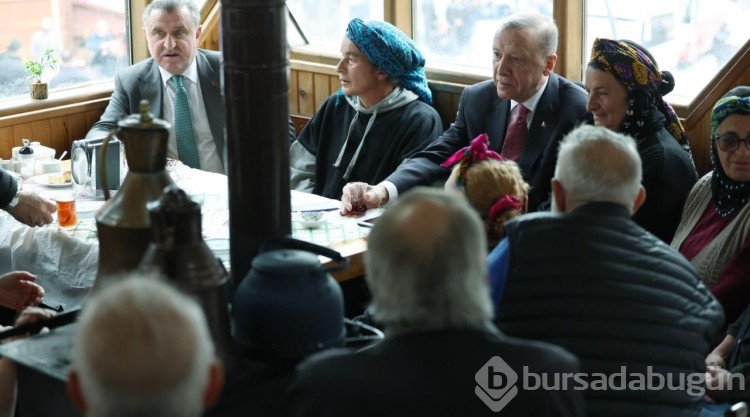 Cumhurbaşkanı Erdoğan, Ayder Yaylası'nda incelemelerde bulundu