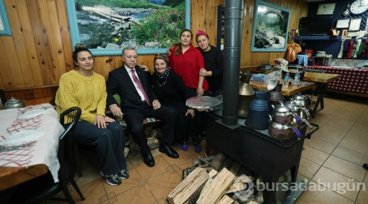 Cumhurbaşkanı Erdoğan, Ayder Yaylası'nda incelemelerde bulundu