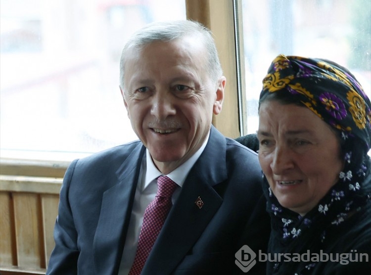 Cumhurbaşkanı Erdoğan, Ayder Yaylası'nda incelemelerde bulundu
