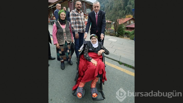 Cumhurbaşkanı Erdoğan, Ayder Yaylası'nda incelemelerde bulundu