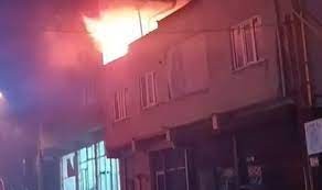 Bursa'da iki evde etkili olan yangın söndürüldü