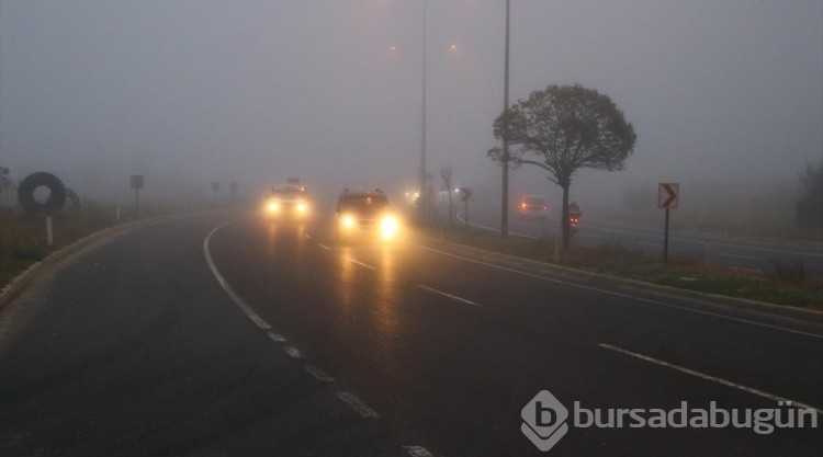 Tekirdağ'da sis etkili oldu
