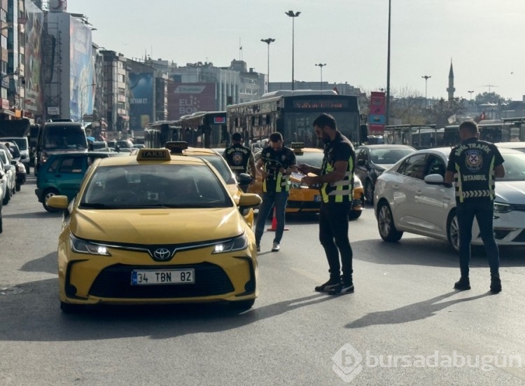 İstanbul'da taksi denetimi: 12 şoföre ceza