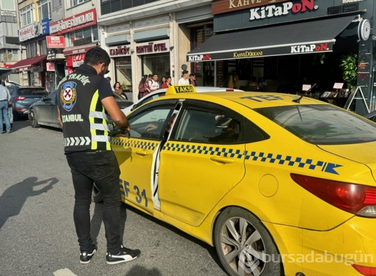 İstanbul'da taksi denetimi: 12 şoföre ceza