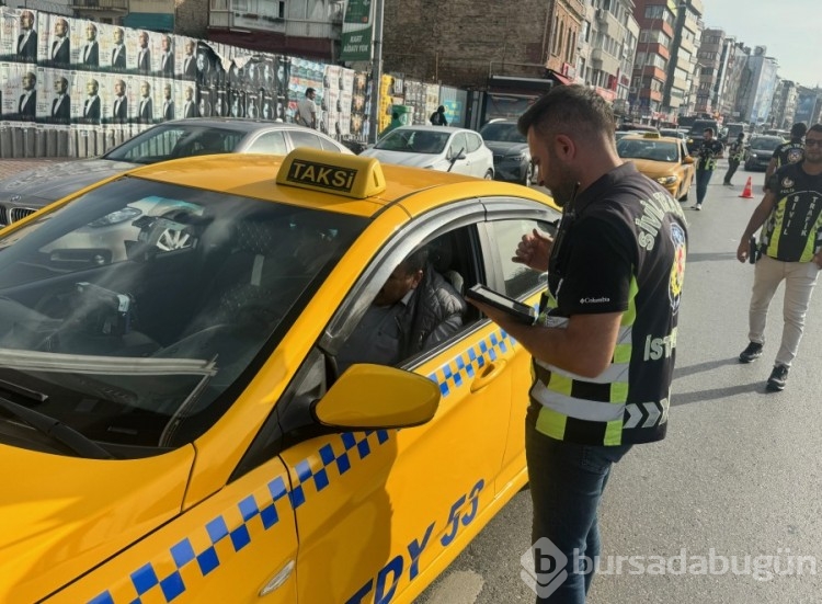 İstanbul'da taksi denetimi: 12 şoföre ceza