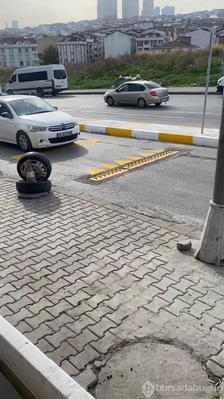 Esenyurt'taki lastikçinin bulunduğu yer sosyal medyada viral oldu 
