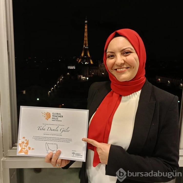 Tuba Dumlu Güler dünyanın en iyi 50 öğretmeni arasına girdi 