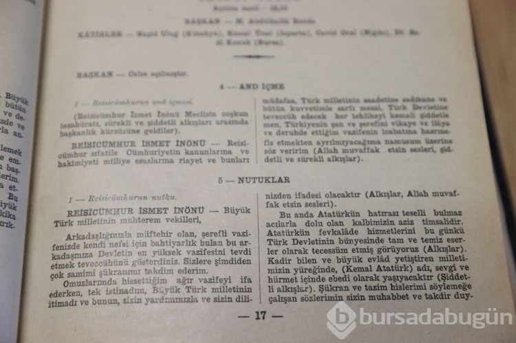 Atatürk'ün vefatının ardından ilk anma TBMM'de yapıldı
