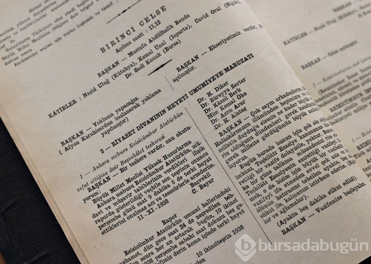 Atatürk'ün vefatının ardından ilk anma TBMM'de yapıldı
