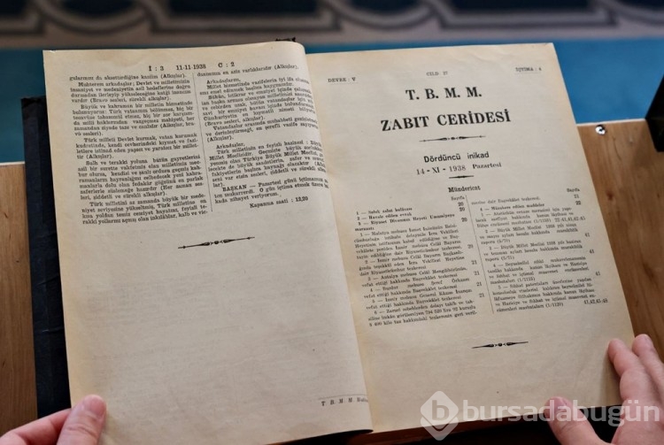 Atatürk'ün vefatının ardından ilk anma TBMM'de yapıldı
