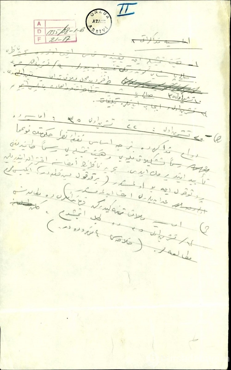 Atatürk'ün el yazısı notları Kurtuluş Savaşı'na dair detayları gün yüzüne çıkarıyor

