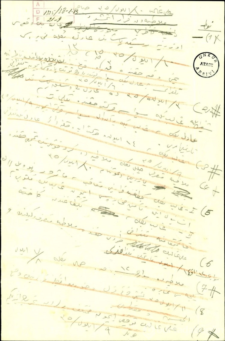 Atatürk'ün el yazısı notları Kurtuluş Savaşı'na dair detayları gün yüzüne çıkarıyor
