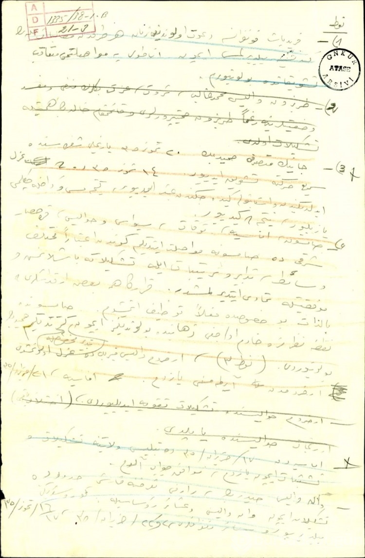 Atatürk'ün el yazısı notları Kurtuluş Savaşı'na dair detayları gün yüzüne çıkarıyor
